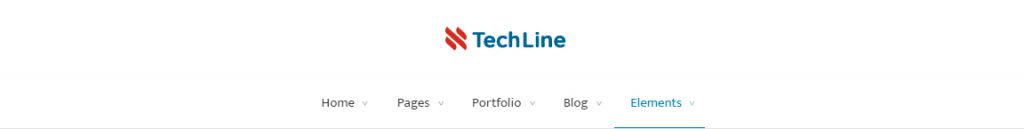 Menu top logo