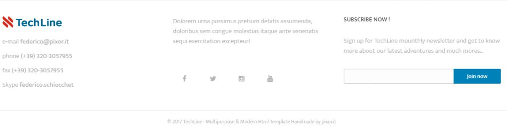 Footer base